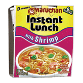 Maruchan Instant Lunch Ramen Noodles w/Shrimp Left Picture